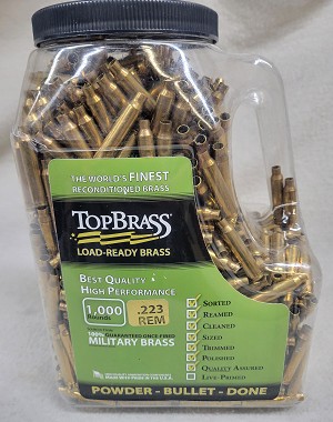 .223 Remington Recondition Brass 1000pc